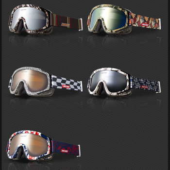 2022 Нова зимна ски маска Двуслойна противозамъгляваща се Мъжки Женски очила Снежни сферични ветроустойчиви Спортове на открито Ски Колоездене Очила