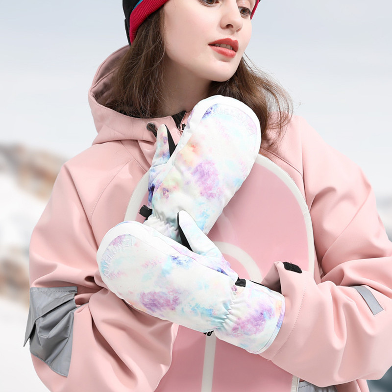 Nove skijaške rukavice, zadebljane, tople rukavice s ekranom osjetljivim na dodir Jahanje na otvorenom Planinarenje Snowboard Skijaške rukavice Otporne na vjetar Vodootporne ženske