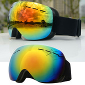 Dvoslojne muške Motocross Googles Sport Ženske magnetne snježne naočale protiv magljenja Ženske skijaške naočale Planinske muške moto maske