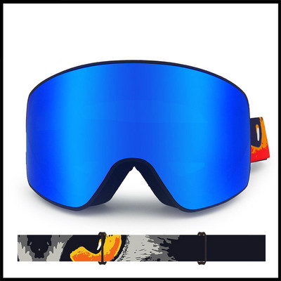 2022 Nouă mască de schi anti-aburire cu două straturi Ochelari de protecție pentru sport în aer liber Bărbați, femei, zăpadă, anti-vânt, schi, ciclism, snowboard, ochelari