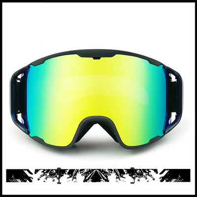 2022 Nouă mască de schi anti-aburire cu două straturi Ochelari de protecție pentru sport în aer liber Bărbați, femei, zăpadă, anti-vânt, schi, ciclism, snowboard, ochelari