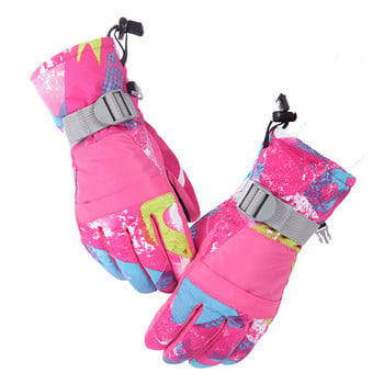 Sceen Touch Snow Gloves Ανδρικά Γυναικεία Γάντια Σκι Χειμερινά ζεστά γάντια Fleece Αδιάβροχα γάντια εξωτερικού χώρου Παιδικά γάντια για το χιόνι Μοτοσικλέτα