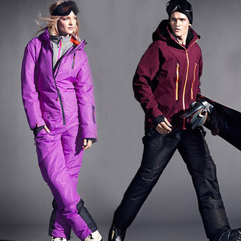 Нови зимни ски панталони Дамски външни висококачествени ветроустойчиви водоустойчиви топли панталони за сняг Зимни ски панталони за сноуборд мъжки
