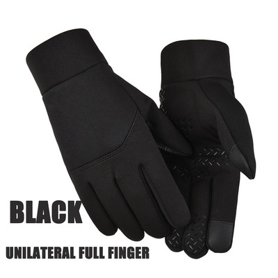 Žieminės vandeniui atsparios dviratininkų pirštinės Lauko sportas Bėgimas motociklas Slidinėjimas Jutiklinis ekranas Vilnos pirštinės Neslidžios terminės pirštinės