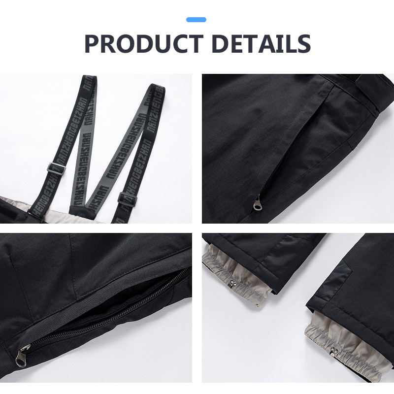 PHMAX slidinėjimo striukė Vyriški terminiai gobtuvai snieglenčių sportui lauke, vėjui atspari striukė, šilta, slidinėjimo įranga, vandeniui atsparūs čiuožimo drabužiai