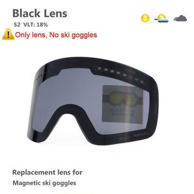 „Loogdeel“ slidinėjimo akiniai su magnetiniu dvigubo sluoksnio poliarizuotu objektyvu slidinėjimo nuo rasojimo UV400 snieglenčių akiniai vyrams, moteriški slidinėjimo akiniai