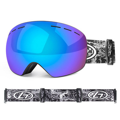Loogdeel Vyrai Moteriški Lauko Sportas Dvisluoksniai Slidinėjimo Akiniai Apsauginiai sniego akiniai Snieglentės Akiniai Sniego motociklo Akiniai Slidinėjimo Googles