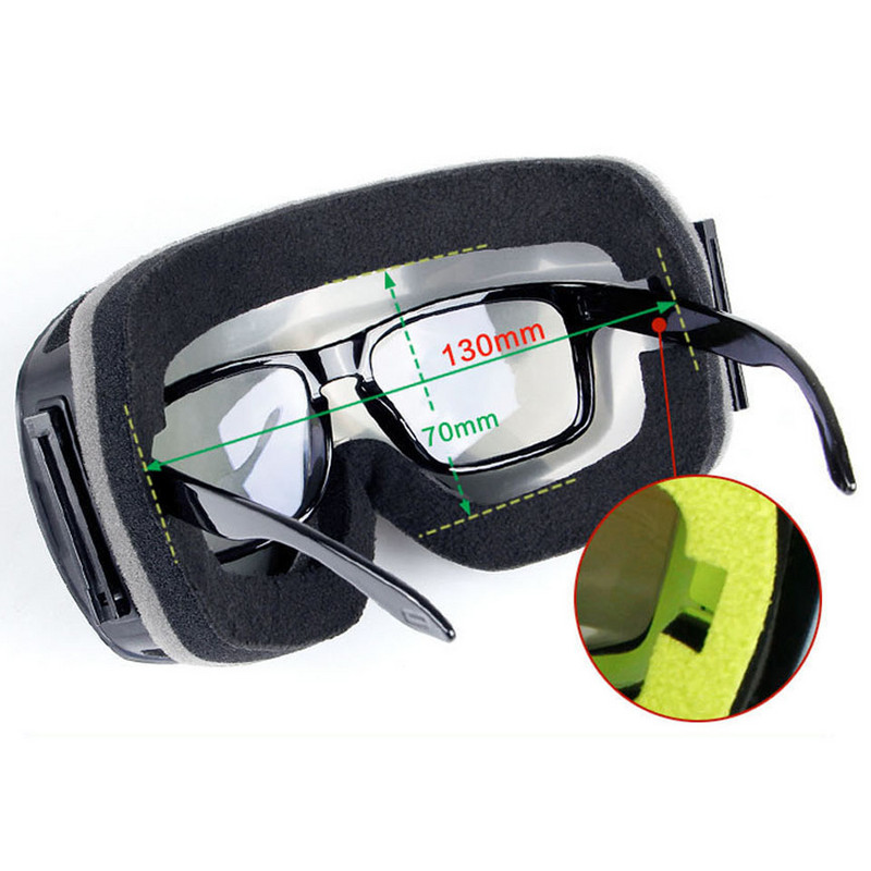 Loogdeel Vyrai Moteriški Lauko Sportas Dvisluoksniai Slidinėjimo Akiniai Apsauginiai sniego akiniai Snieglentės Akiniai Sniego motociklo Akiniai Slidinėjimo Googles