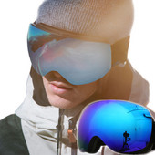 Loogdeel Skijaške naočale Muškarci Ženske Snowboard naočale Snježne naočale UV400 zaštita protiv magljenja Dvoslojne naočale za skijanje na otvorenom