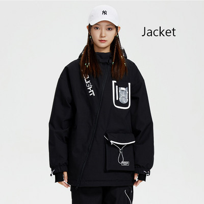 Naujas Slidinėjimo kostiumas Moteriškiausias lauko sportinis snieglenčių striukė su gobtuvu, vėjui nepralaidi, vandeniui atspari slidinėjimo striukė Šilti megztiniai žieminiai drabužiai