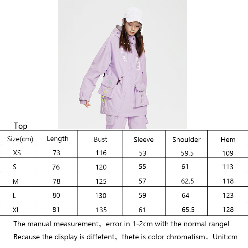 Naujas Slidinėjimo kostiumas Moteriškiausias lauko sportinis snieglenčių striukė su gobtuvu, vėjui nepralaidi, vandeniui atspari slidinėjimo striukė Šilti megztiniai žieminiai drabužiai