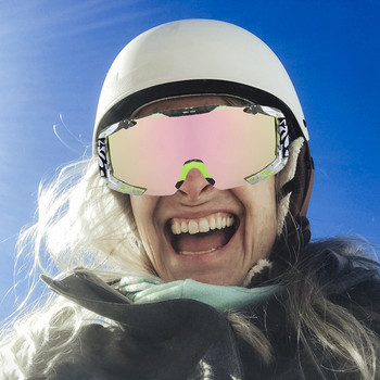 Ски слънчеви очила Многофункционални противозамъгляващи се ленти за защита на очите/точков печат Двуслойни очила за сноуборд за възрастни