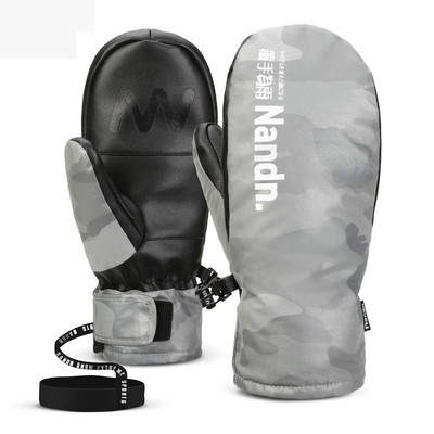 2022 m. naujos slidinėjimo pirštinės, sportinės motociklai, vyriškos, moteriškos, šiltos žieminės vilnos pirštinės, vandeniui atsparios snieglentės jutikliniam ekranui skirtos slidinėjimo pirštinės