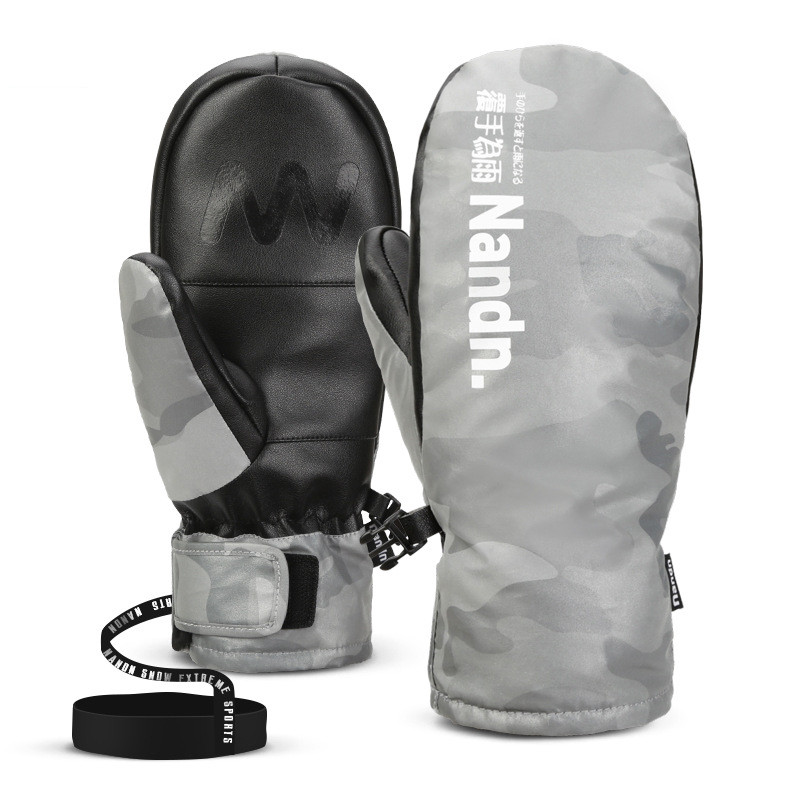 2022 m. naujos slidinėjimo pirštinės, sportinės motociklai, vyriškos, moteriškos, šiltos žieminės vilnos pirštinės, vandeniui atsparios snieglentės jutikliniam ekranui skirtos slidinėjimo pirštinės