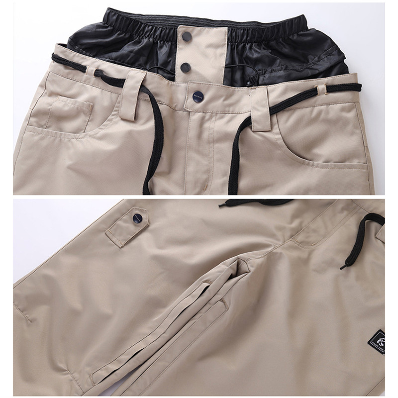 2022 m. lauko moteriškos snieglenčių kelnės Žiemos sportas Vyriškos slidinėjimo kelnės Neperšlampamos Moteriškos slidinėjimo kombinezonai Pakabukai Vyriški žygio drabužiai