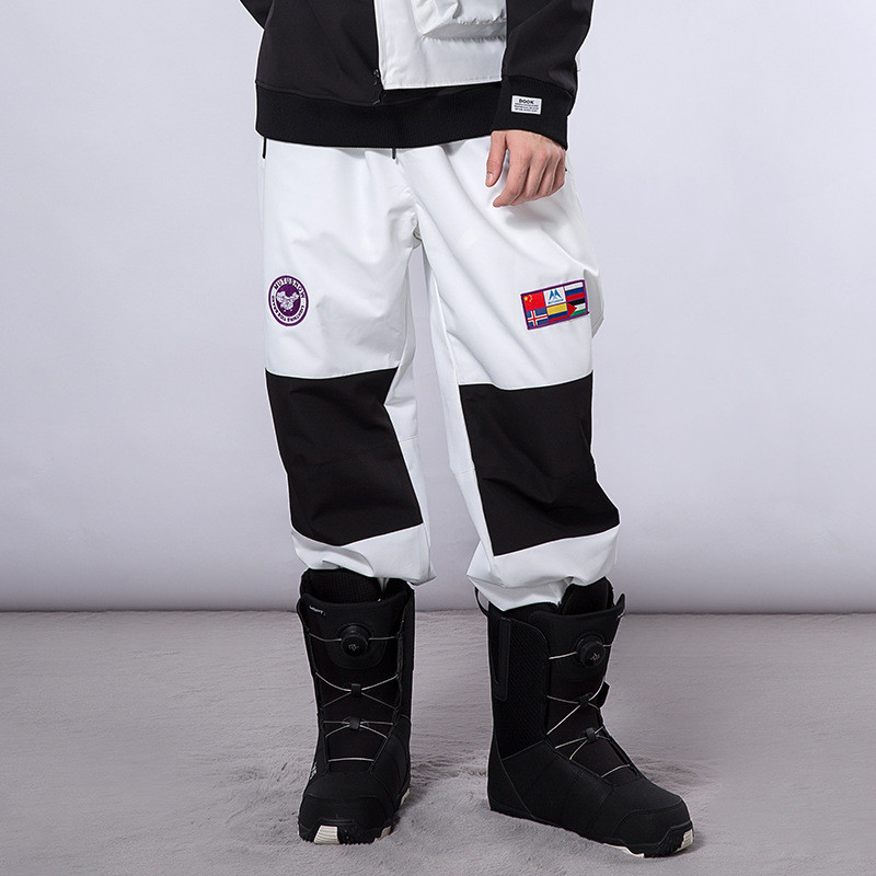 Slidinėjimo kelnės Moteriškos Sniego kelnės Vyriškos Vėjui atsparios vandeniui Žieminės Moteriškos Slidinėjimo Kelnės Kombinezonai Šiltas kalnų snieglenčių kelnės