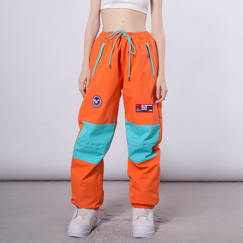 Slidinėjimo kelnės Moteriškos Sniego kelnės Vyriškos Vėjui atsparios vandeniui Žieminės Moteriškos Slidinėjimo Kelnės Kombinezonai Šiltas kalnų snieglenčių kelnės