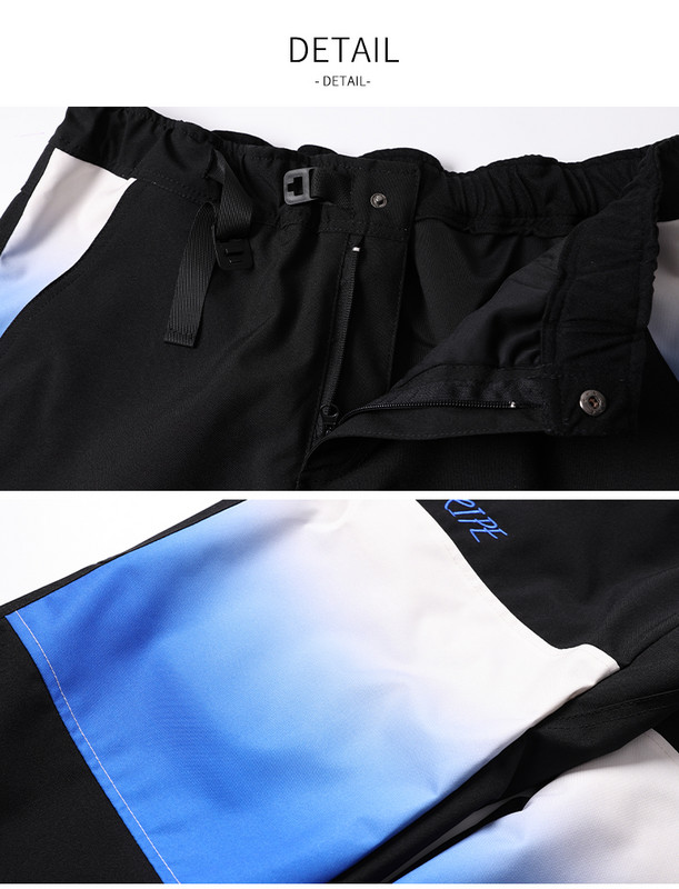 2022 m. snieglenčių kelnės vyrams Moteriškos mados žiemos sniego kelnės, neperšlampamos vėjui atsparios terminei laisvos sniego kelnės, slidinėjimo kelnės, poros