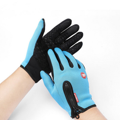 Slidinėjimo pirštinės Šiltos pirštinės jutiklinio ekrano pirštinės, atsparios vėjui, atsparios vėjui, šaltam orui, sustorėjusios terminės pirštinės, lauko bėgimas dviračiu