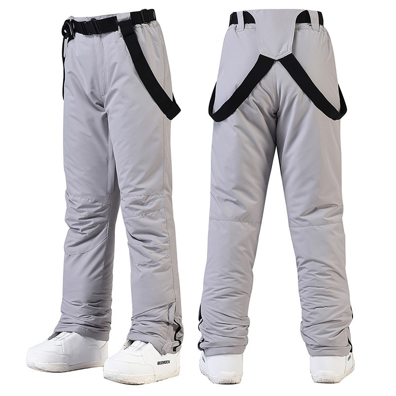 Žieminės storos šiltos kalnų slidinėjimo kelnės Vyrai Moterys Mėgėjai Vėjui nepralaidūs vandeniui Kelnės Sniego snieglenčių kelnės plius dydis