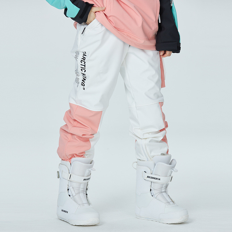 2022 m. Moteriškos slidinėjimo kelnės žieminės kelnės, atsparios vėjui, vandeniui nepralaidžios, šiltos, vyriškos snieglenčių kelnės, skirtos jodinėjimo kalnuose sportui Nauja