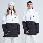 Nauja Top Moteriška Slidinėjimo Striukė Snieglentės Striukės Vyriški Sportiniai Ilgi Viršutiniai Drabužiai Neperpučiami sportiniai kostiumai Neperšlampami šilti žieminiai drabužiai Slidinėjimo paltas