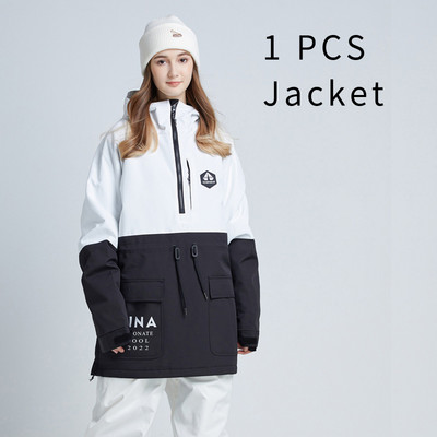 Nauja Top Moteriška Slidinėjimo Striukė Snieglentės Striukės Vyriški Sportiniai Ilgi Viršutiniai Drabužiai Neperpučiami sportiniai kostiumai Neperšlampami šilti žieminiai drabužiai Slidinėjimo paltas