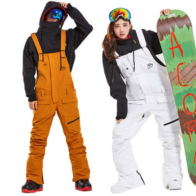 Iarna 2022, pantaloni de schi noi pentru femei, sport în aer liber, costum de snowboard, salopete rezistente la vânt, costume de schi, pantaloni de zăpadă, bărbați, salopetă