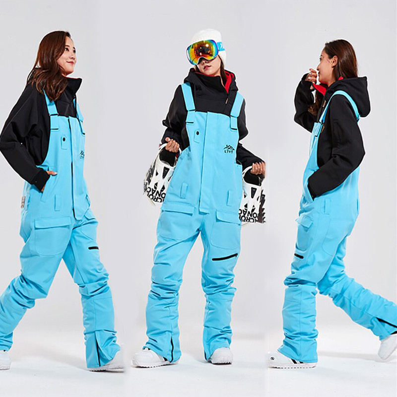 Iarna 2022, pantaloni de schi noi pentru femei, sport în aer liber, costum de snowboard, salopete rezistente la vânt, costume de schi, pantaloni de zăpadă, bărbați, salopetă