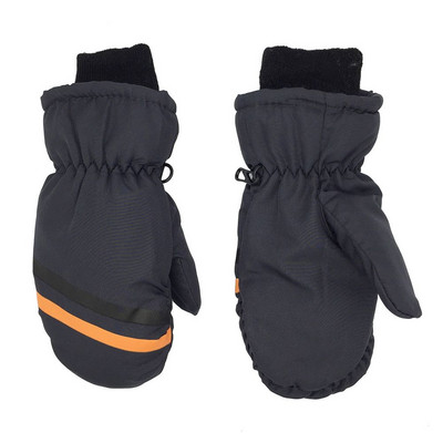 Žieminės vėjui atsparios pirštinės 3-6 metų važinėjimui lauke Storos Šiltos Neslidžios mados snieglentės pirštinės ilgomis rankovėmis