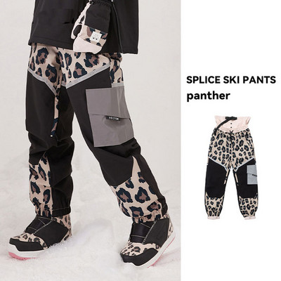 Naujos žieminės slidinėjimo kelnės Vyriškos snieglenčių kelnės moteriškos vėjui atsparios vandeniui atsparios sniego rūbai kelnės Šiltos kvėpuojančios šiluminės žygio kelnės