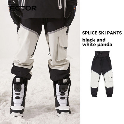 Naujos žieminės slidinėjimo kelnės Vyriškos snieglenčių kelnės moteriškos vėjui atsparios vandeniui atsparios sniego rūbai kelnės Šiltos kvėpuojančios šiluminės žygio kelnės