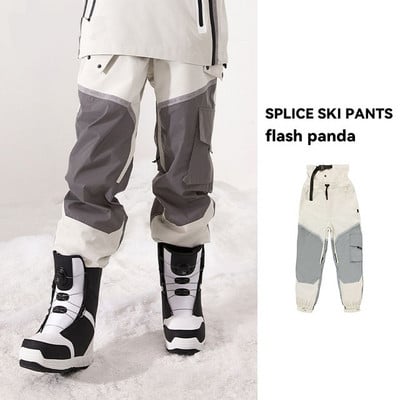 Naujos žieminės slidinėjimo kelnės Vyriškos snieglenčių kelnės moteriškos vėjui atsparios vandeniui atsparios sniego rūbai kelnės Šiltos kvėpuojančios šiluminės žygio kelnės