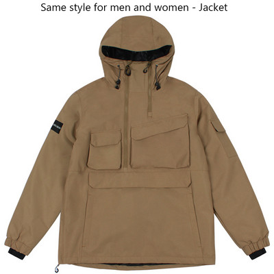 2023 m. nauja žieminė slidinėjimo striukė, moteriška lauko sportinė snieglenčių kostiumėlis vyrams su gobtuvu turistinių slidžių rinkinys, atsparus vėjui, vandeniui atsparus drabužis