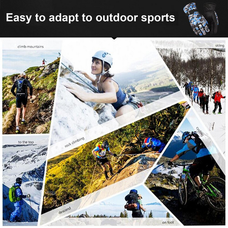 Dviračio pirštinės Medvilninės Pirštinės Apsauginės Vandens Silikoninė Delninė Vidinė Vilna Žygio Motociklo Pirštinės Sportinės Pirštinės Slidinėjimo Pirštinės