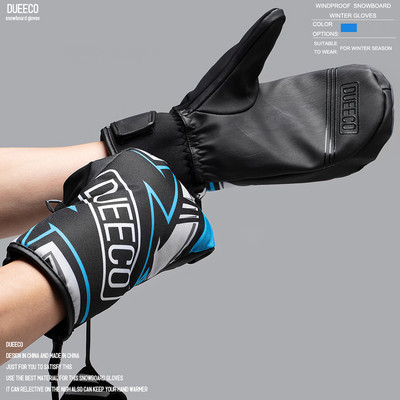 Slidinėjimo pirštinės DUEECO Termoapsauginės pirštinės Slidinėjimo pirštinės su virintu pirštu