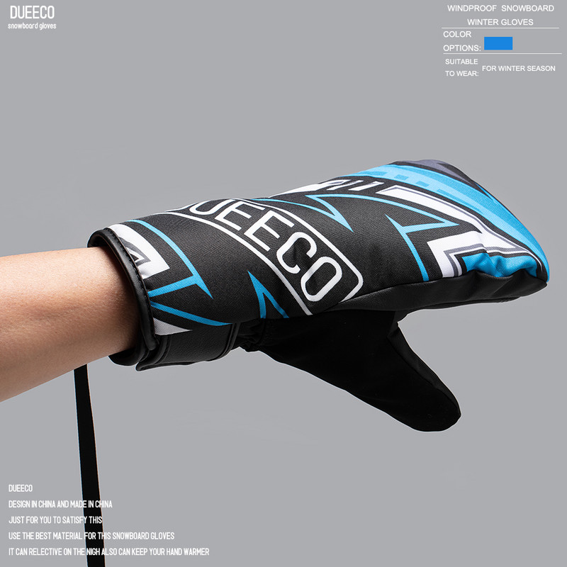 Slidinėjimo pirštinės DUEECO Termoapsauginės pirštinės Slidinėjimo pirštinės su virintu pirštu