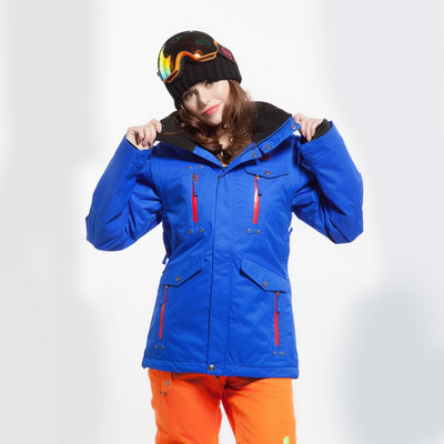 Snieglenčių kostiumas vyrams ir moterims žieminis šiltas storėjantis vandeniui nepralaidus kvėpuojantis slidinėjimo kostiumas lauko slidinėjimo gobtuvas Ski Suit Striukė