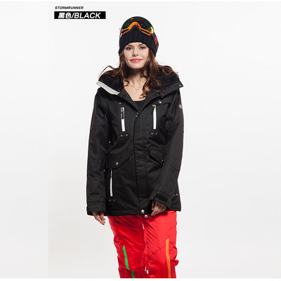 Snieglenčių kostiumas vyrams ir moterims žieminis šiltas storėjantis vandeniui nepralaidus kvėpuojantis slidinėjimo kostiumas lauko slidinėjimo gobtuvas Ski Suit Striukė