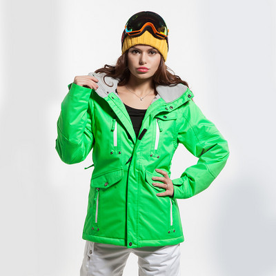 Snieglenčių kostiumas vyrams ir moterims žieminis šiltas storėjantis vandeniui nepralaidus kvėpuojantis slidinėjimo kostiumas lauko slidinėjimo gobtuvas Ski Suit Striukė