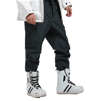 Naujas kaklaraištis pėdų dėvėjimas Moterų ir vyrų ledo ir sniego kelnės snieglentininkų drabužiai kelnės slidinėjimo kostiumas, 15K neperšlampamas kombinezonas