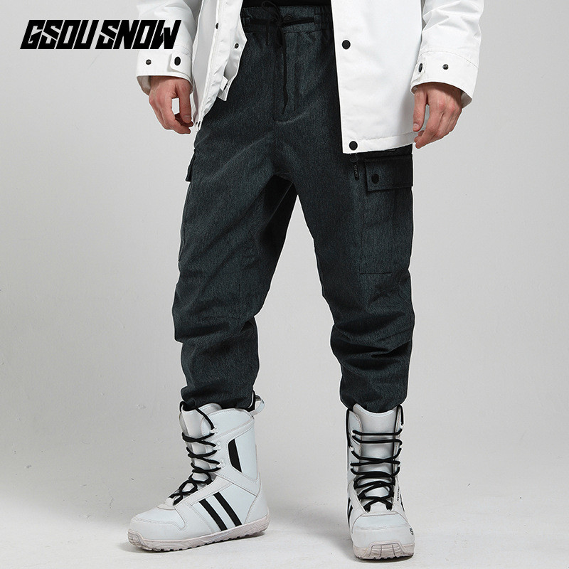 Naujas kaklaraištis pėdų dėvėjimas Moterų ir vyrų ledo ir sniego kelnės snieglentininkų drabužiai kelnės slidinėjimo kostiumas, 15K neperšlampamas kombinezonas