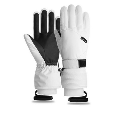 Vyriškos, moteriškos, slidinėjimo pirštinės žiemai, šiltos, vėjui atsparios, vandeniui atsparios jutiklinio ekrano vilnos, neslystančios snieglenčių sportui sniego motociklui slidinėjimo pirštinės