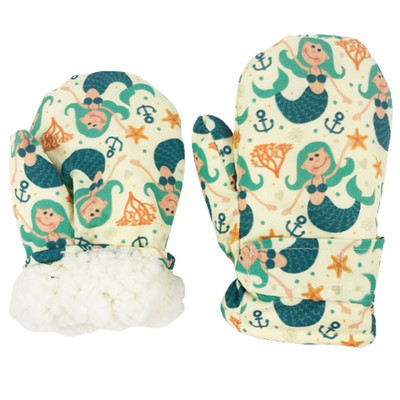 Sniego pirštinės kūdikiams berniukams, vandeniui atsparios slidinėjimo pirštinės, vilnos pamušalas mažiems mergaitėms, vėjui atsparios šiltos pirštinės, skirtos snieglenčių sportui lauke