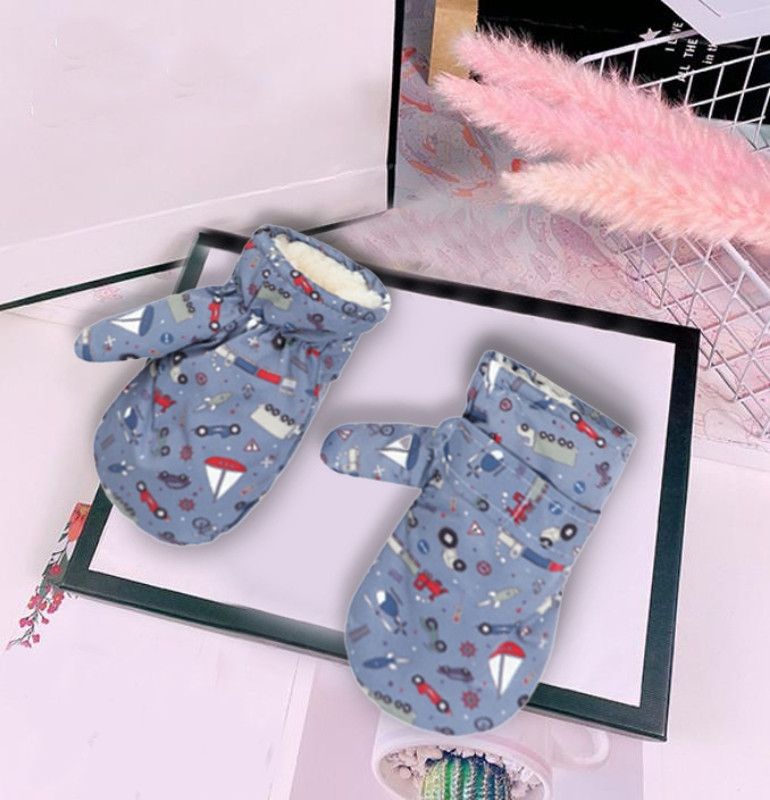 Sniego pirštinės kūdikiams berniukams, vandeniui atsparios slidinėjimo pirštinės, vilnos pamušalas mažiems mergaitėms, vėjui atsparios šiltos pirštinės, skirtos snieglenčių sportui lauke