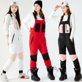 2021 m. Sportiniai Moteriški Slidinėjimo Kombinezonai Neperšlampami Moteriški Sniego Kombinezonai Lauke Moterims Žieminės Kelnės Storos Šiltos Snieglenčių Kelnės Drabužiai