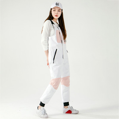 2021 m. Sportiniai Moteriški Slidinėjimo Kombinezonai Neperšlampami Moteriški Sniego Kombinezonai Lauke Moterims Žieminės Kelnės Storos Šiltos Snieglenčių Kelnės Drabužiai