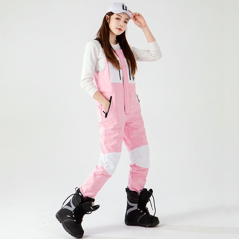 2021 m. Sportiniai Moteriški Slidinėjimo Kombinezonai Neperšlampami Moteriški Sniego Kombinezonai Lauke Moterims Žieminės Kelnės Storos Šiltos Snieglenčių Kelnės Drabužiai