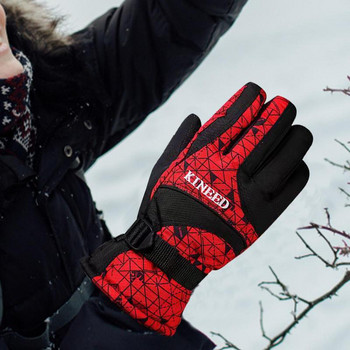 Winter Riding Gloves Winter Warm Gloves Cycling Gloves Warm Road Mountain Bicycle Gloves For Running Driving Πεζοπορία και σκι