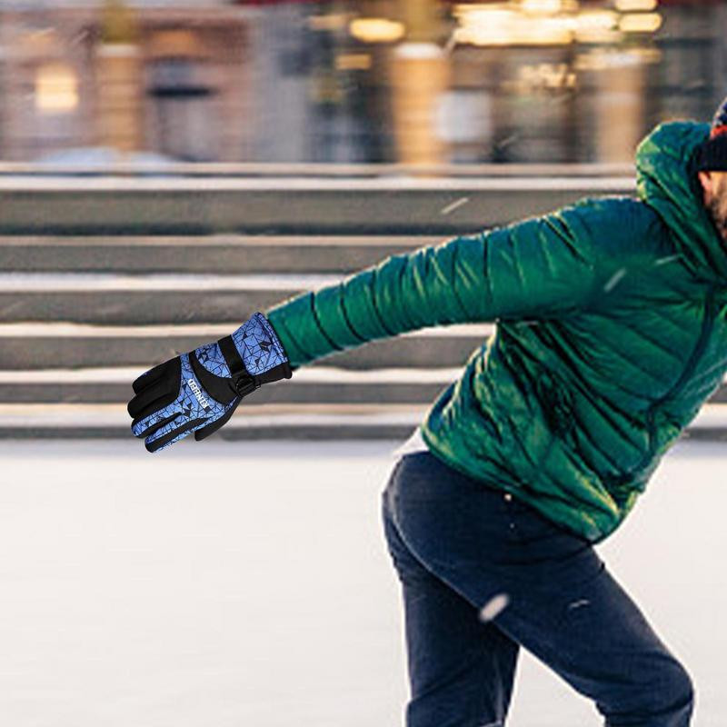 Zimske rukavice za jahanje Zimske tople rukavice Biciklističke rukavice Tople cestovne rukavice za brdski bicikl za trčanje, vožnju, planinarenje i skijanje